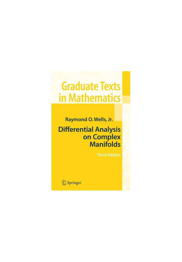 Differential Analysis on Complex Manifolds: Third Edition