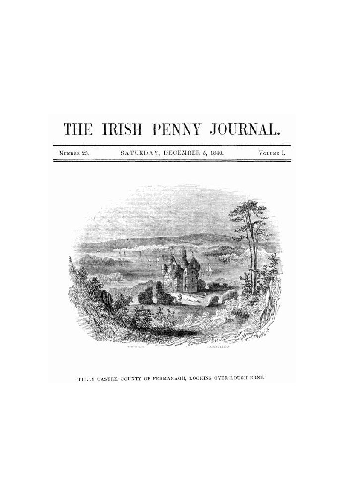 The Irish Penny Journal, Vol. 1 № 23, 5 грудня 1840 р