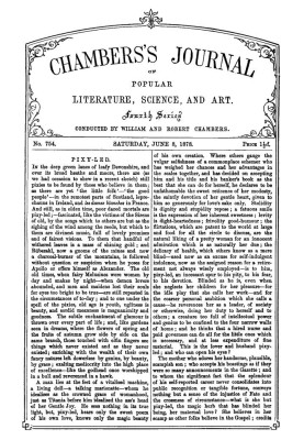 Журнал популярной литературы, науки и искусства Чемберса, № 754, 8 июня 1878 г.
