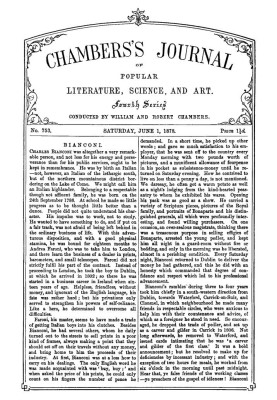 Журнал популярной литературы, науки и искусства Чемберса, № 753, 1 июня 1878 г.
