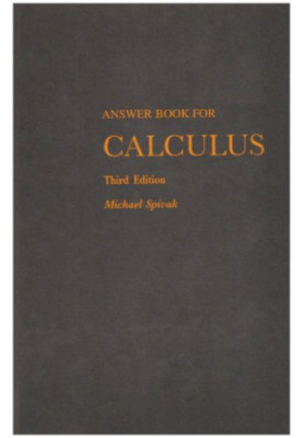 Answer book for Calculus