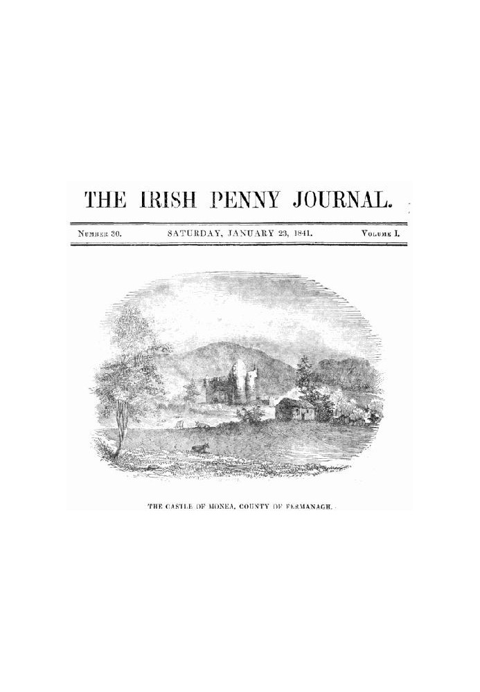 The Irish Penny Journal, Vol. 1 No. 30, January 23, 1841