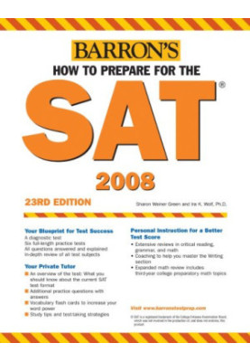 How to Prepare for the SAT: 2007-2008 (Barron's How to Prepare for the Sat I (Book Only))