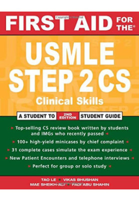 First aid for the USMLE step 2 CS
