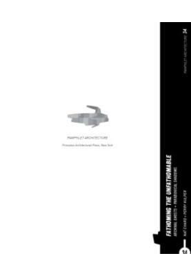 Pamphlet Architecture, Volume 34: Fathoming the Unfathomable: Archival Ghosts + Paradoxical Shadows