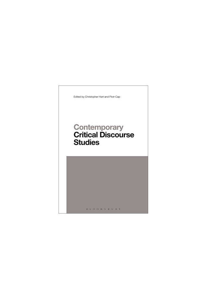 Contemporary Critical Discourse Studies