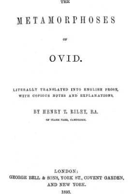 Метаморфози Овідія, книги I-VII