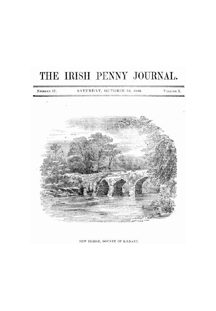 The Irish Penny Journal, Vol. 1 № 17, 24 жовтня 1840 р