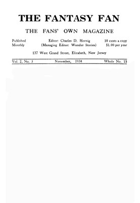 The Fantasy Fan, Volume 2, Number 3, November 1934