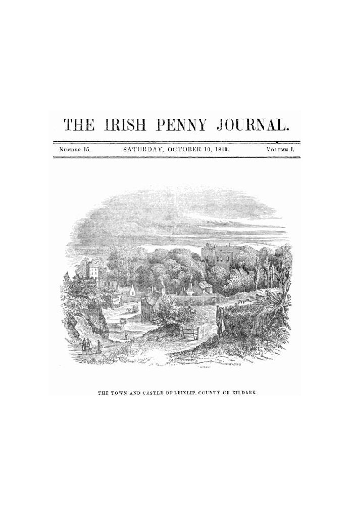 The Irish Penny Journal, Vol. 1 № 15, 10 жовтня 1840 р